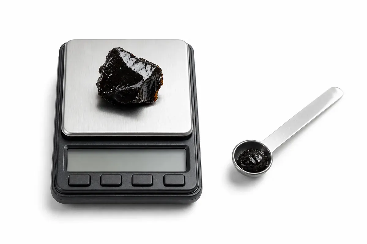 Dosage de la résine de shilajit