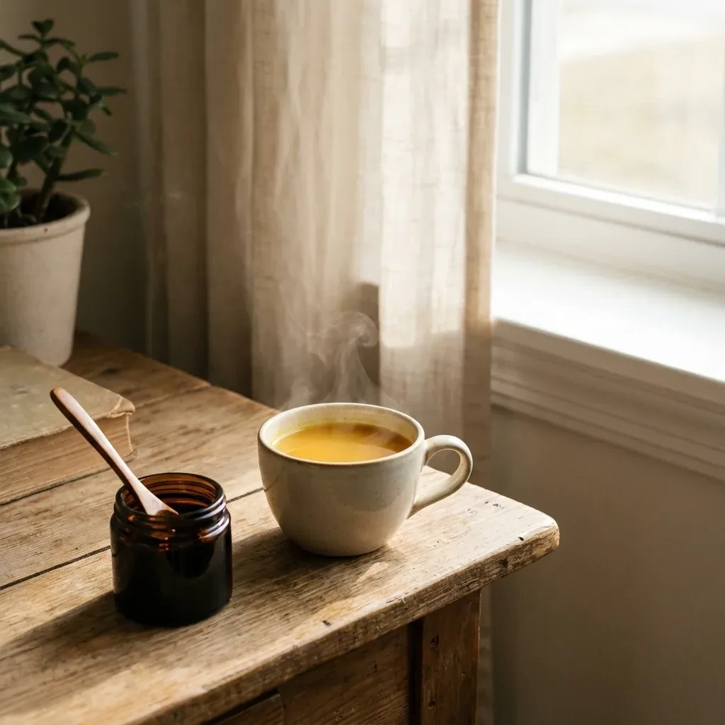 Routine matinale avec shilajit pour commencer la journée